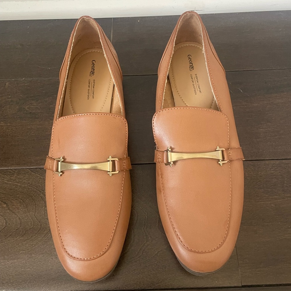 Brown loafers